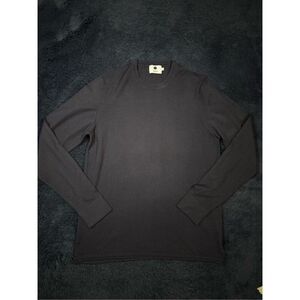 NNO7 No Nationality Navy Blue Pullover Sweater Mens Small B26